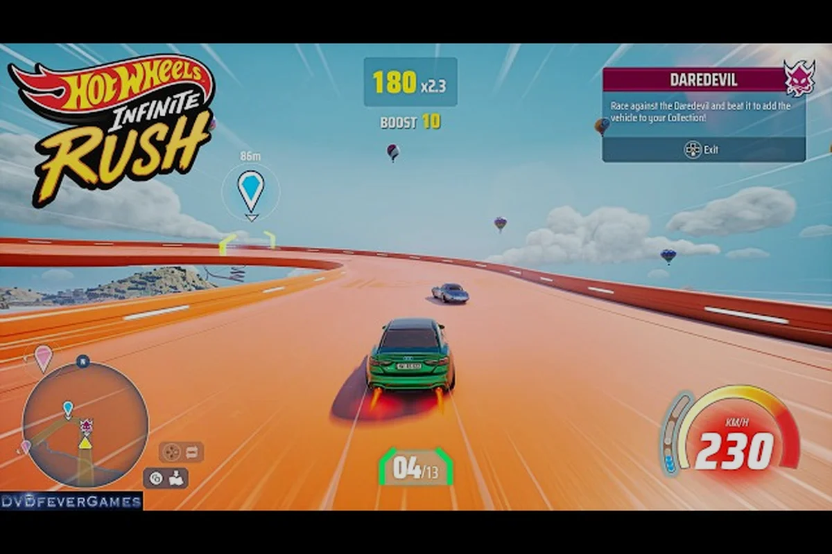 HOT WHEELS Infinite Rushの島アクティビティ：スタントとイベント
