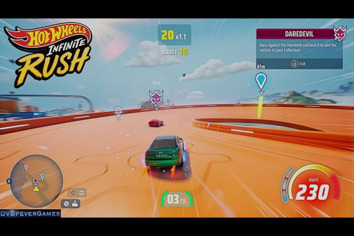 HOT WHEELS Infinite Rush フォトチャレンジ：ベストショットスポット