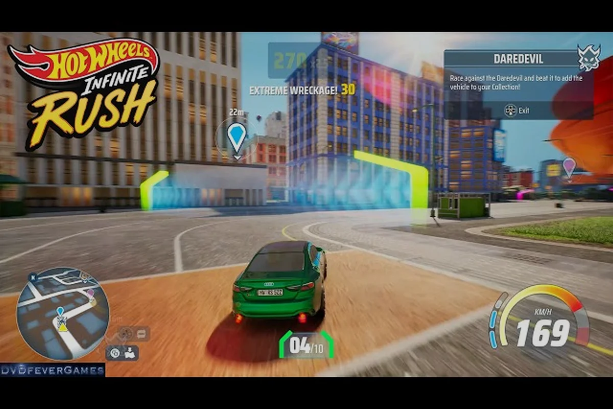 HOT WHEELS Infinite Rush ダーレビルガイド:交通量1v1のコツ