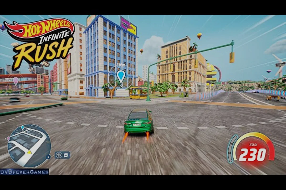 HOT WHEELS Infinite Rush - Amélioration d'Accélération : Voie de Réglage au Départ