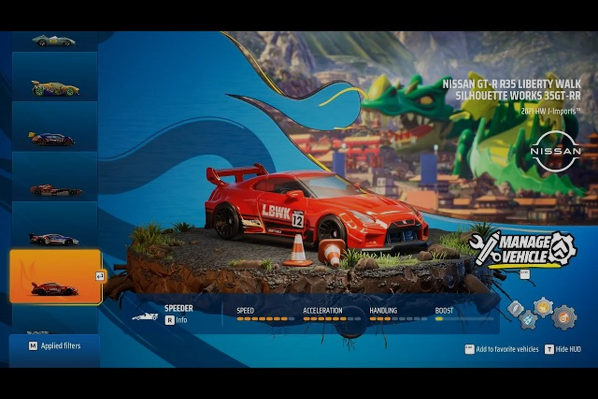 HOT WHEELS Infinite Rush 全車両リスト:150台のダイキャスト・ガレージ一覧