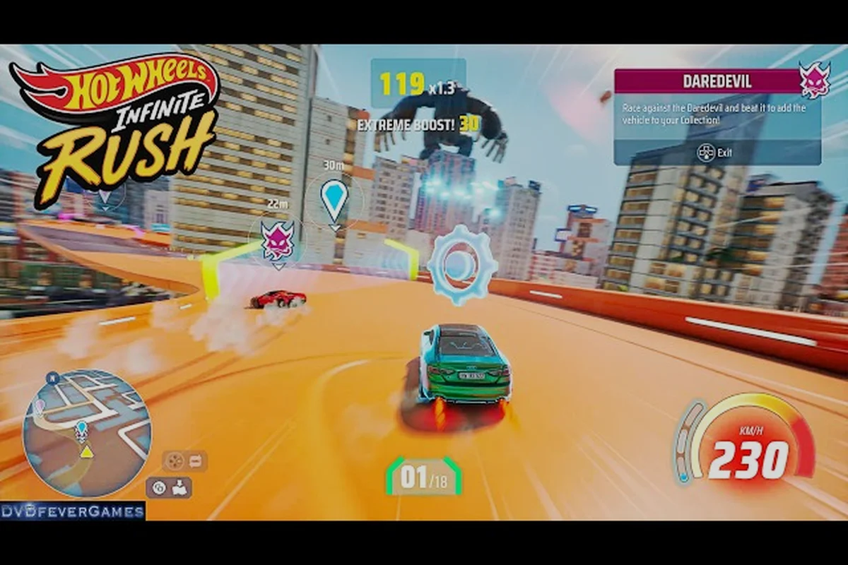 HOT WHEELS Infinite Rush イベントビークル：ライセンスカーのドロップ場所